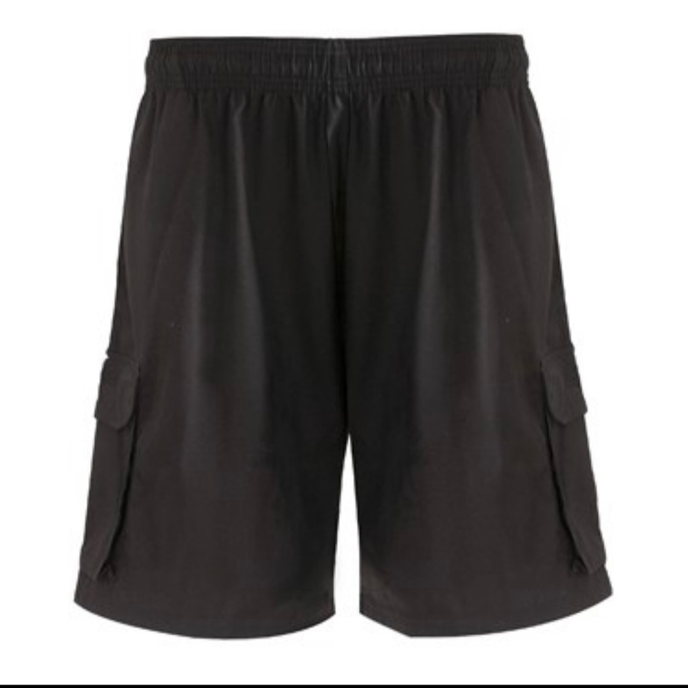 NWT Chef Uniforms Cargo Kitchen Shorts Mens L 37 38 39 Relaxed Black Workwear